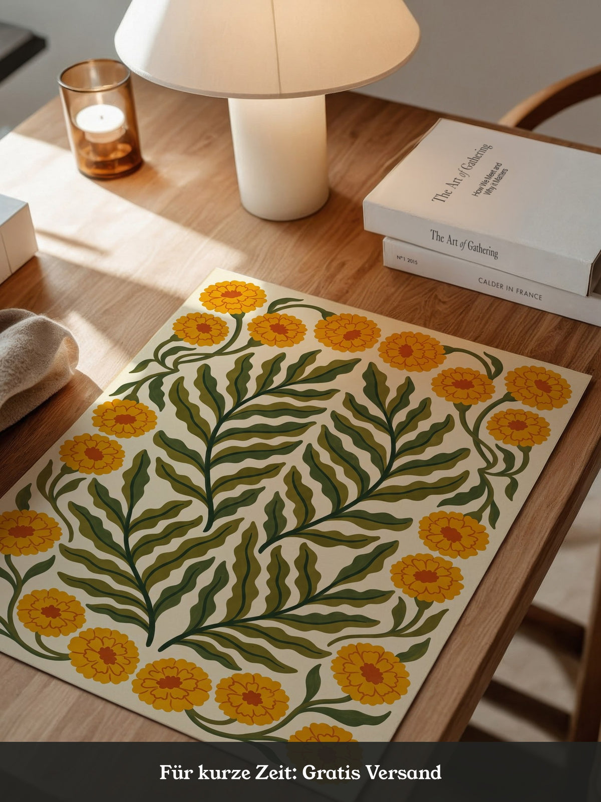 Marigold Blumen Gelb-Ornament