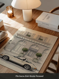 Elfer Cabrio Paris Straße