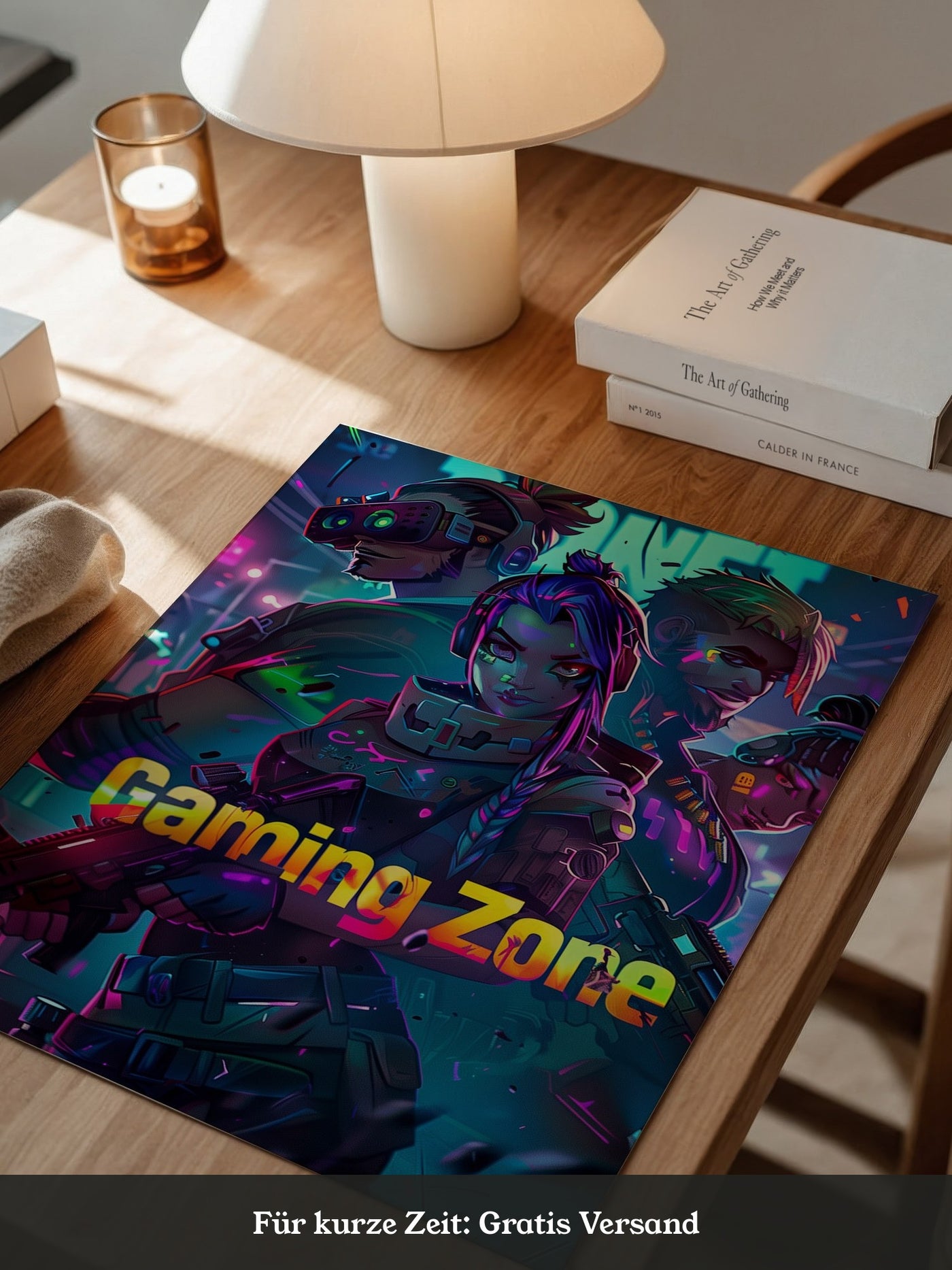Gaming Charaktere Neonfarben