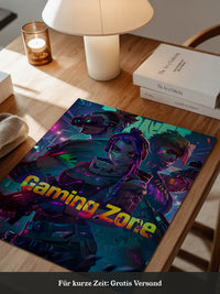 Gaming Charaktere Neonfarben