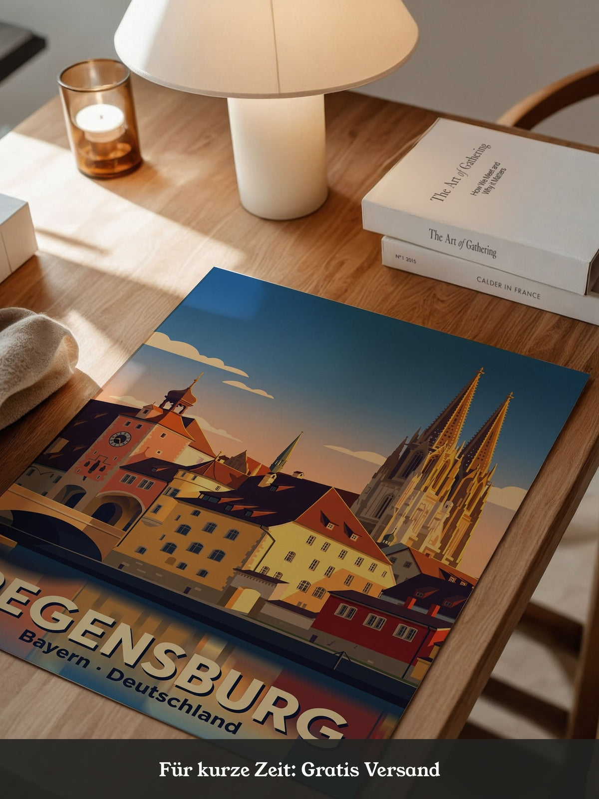 Regensburg Altstadt Illustration