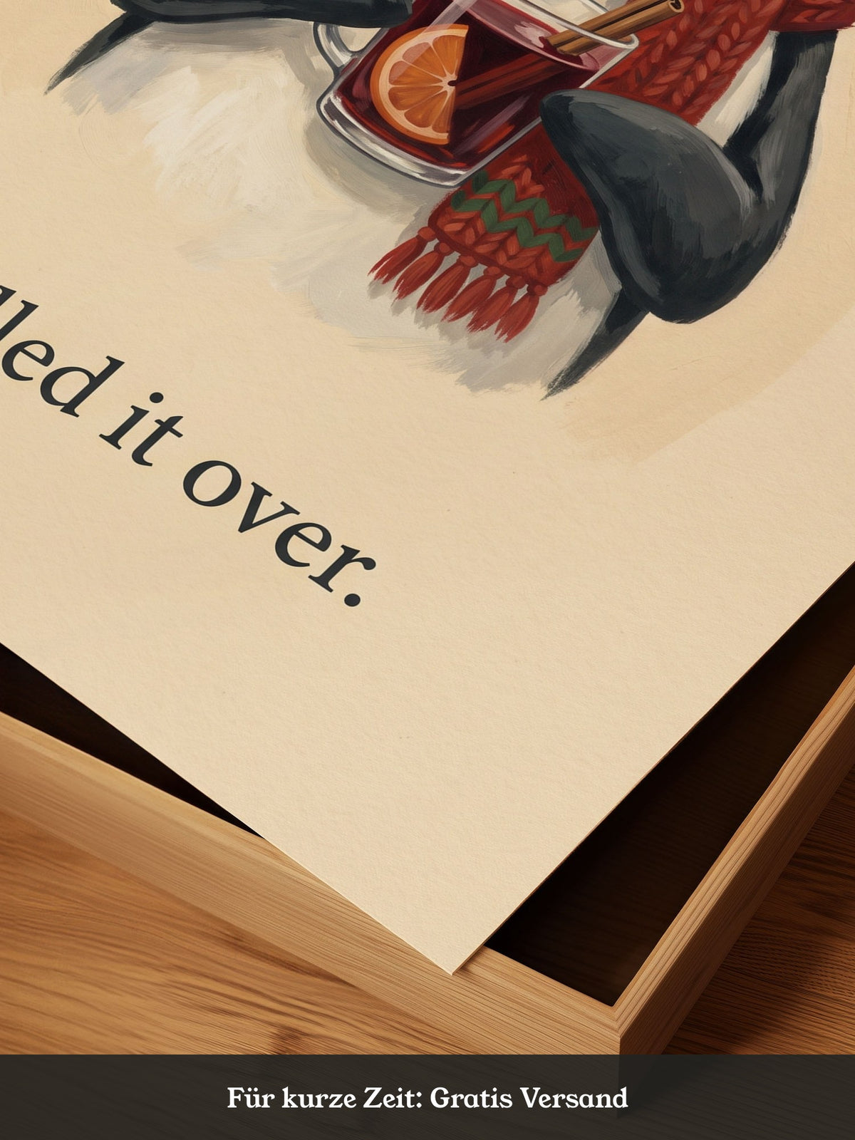 Pinguin Winter Illustration