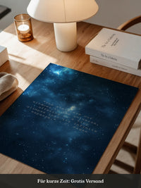 Sternenhimmel Zitat Universum Blau