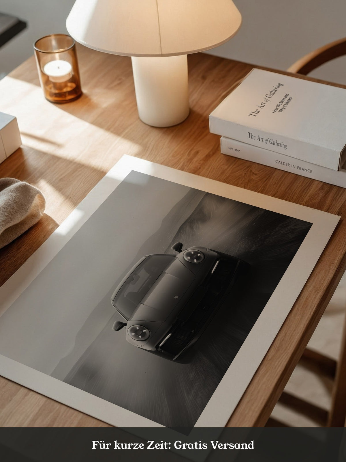 Porsche 911 Frontalansicht Rauchig