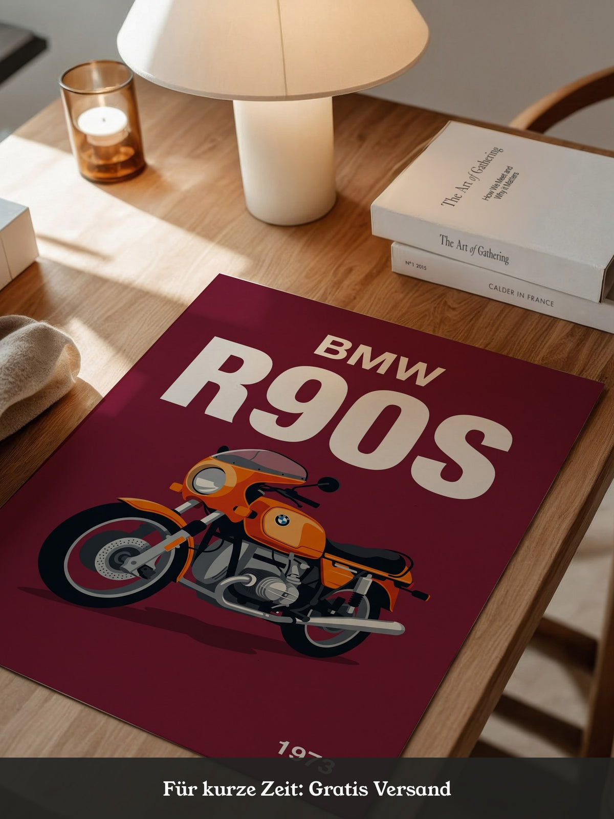 BMW Motorrad Orange Retro-Design