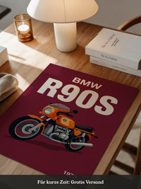 BMW Motorrad Orange Retro-Design