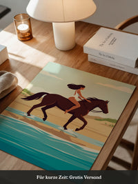 Reiterin Strand Illustration