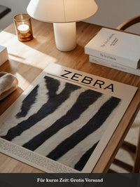 Zebrastreifen Felltextur