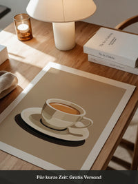 Kaffee Tasse Retro Stil