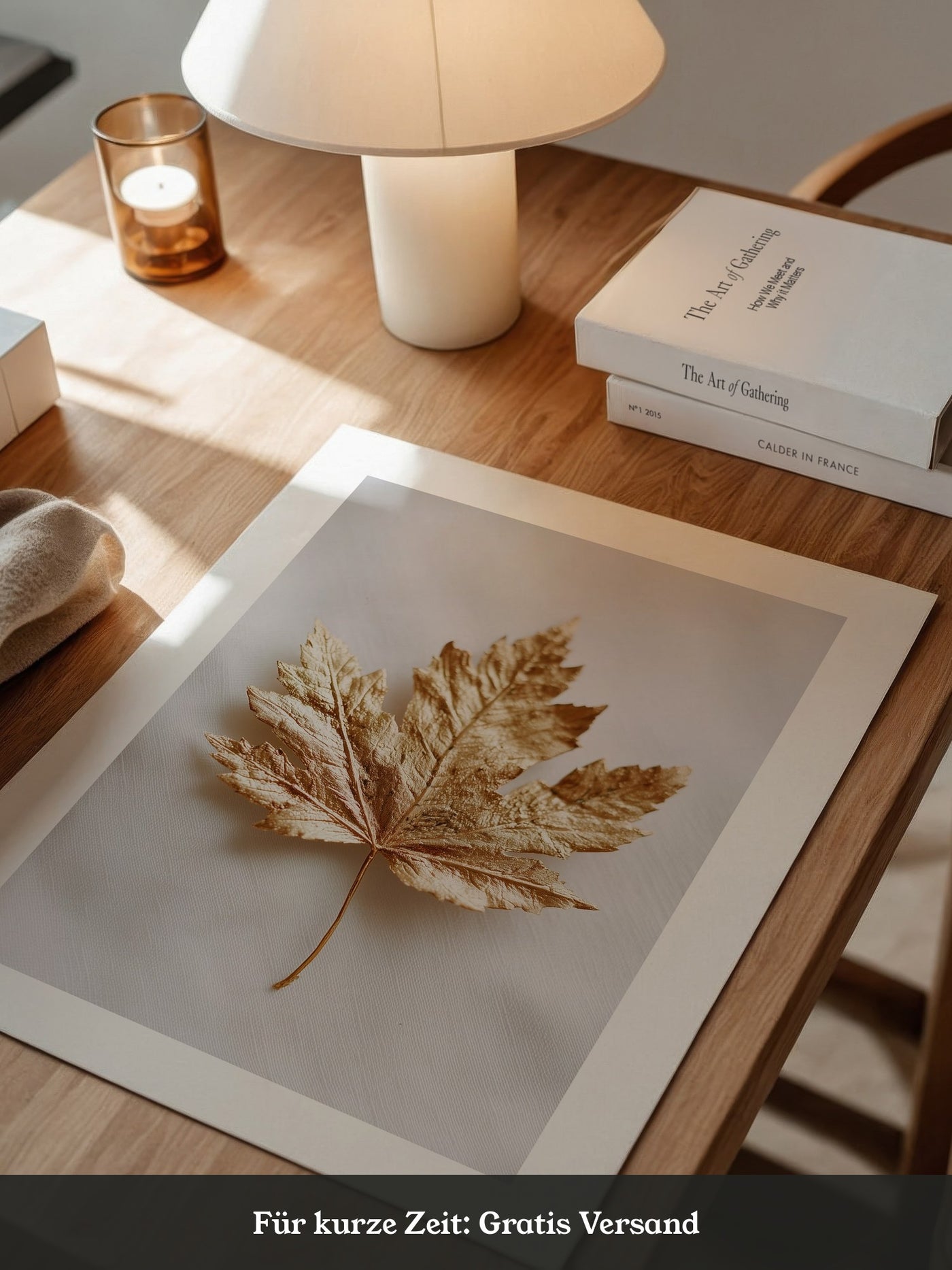 Goldenes Blatt edel
