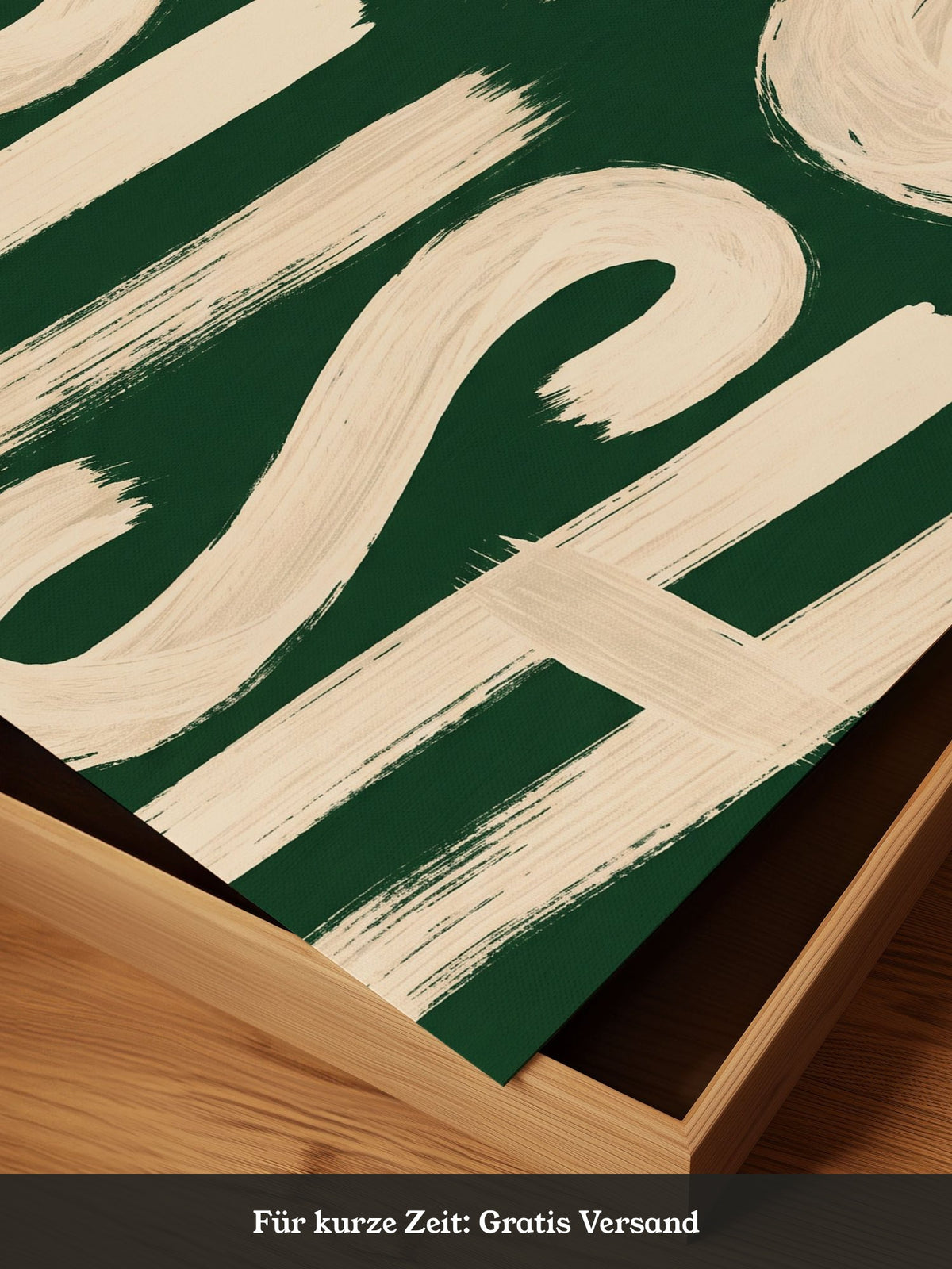 Typografie NO RUSH Motiv