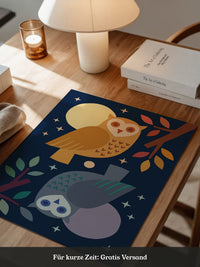 Eulen Mondnacht Illustration