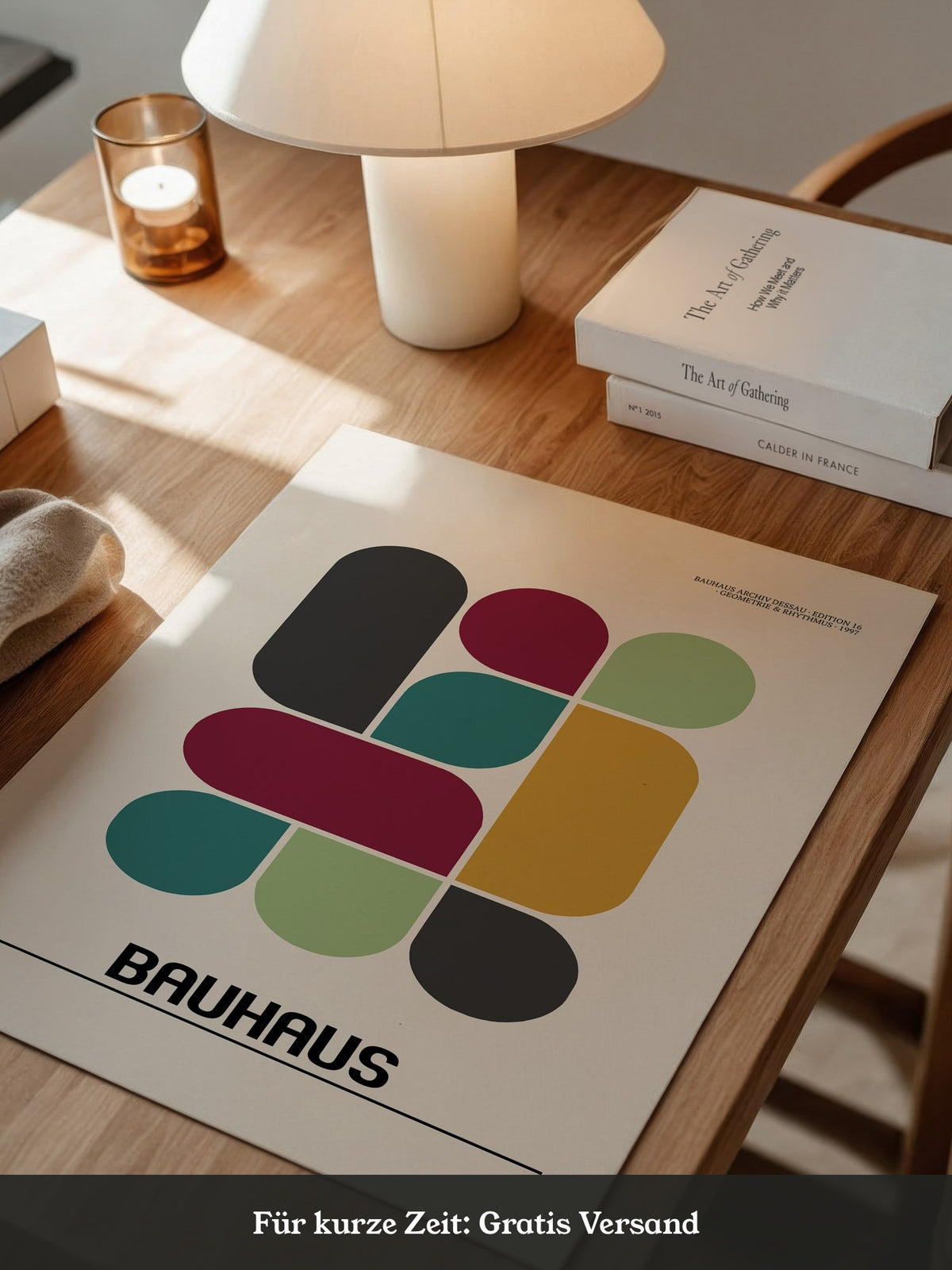 Bunte Geometrie Retro-Stil
