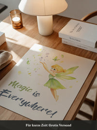 Fee Aquarell Zaubergrün