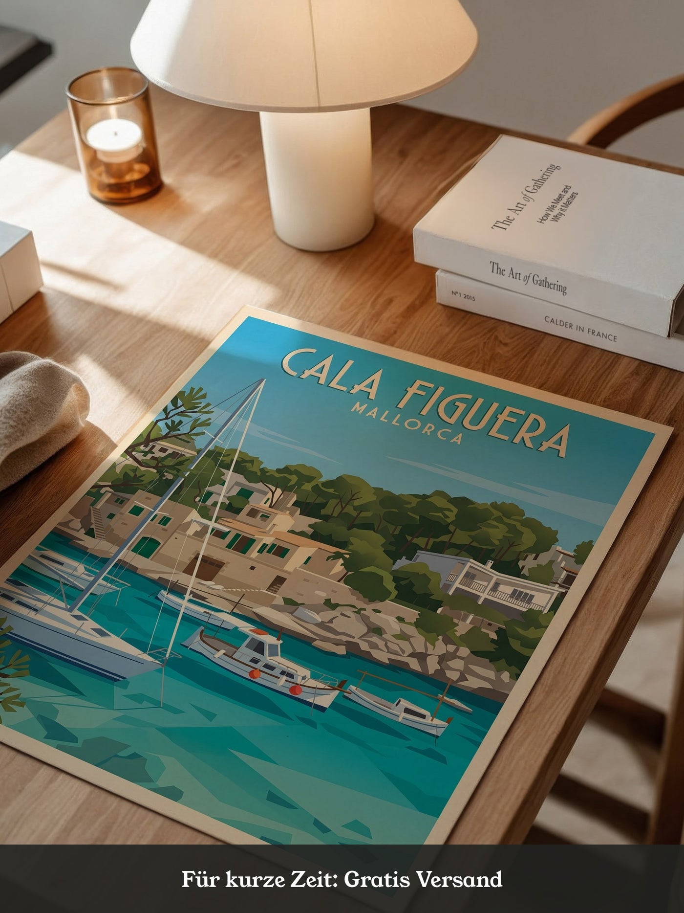 Cala Figuera Bootshafen Retro
