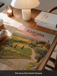 Toskana Landschaft Farbenspiel