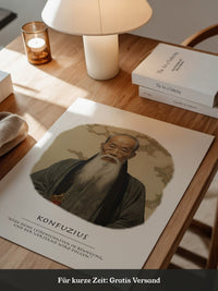 Konfuzius Traditionell Portrait