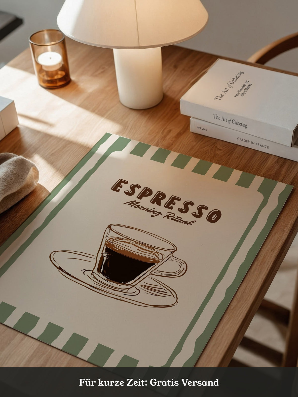 Espresso Tasse Skizzenstil