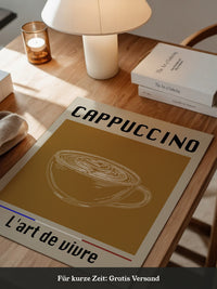 Cappuccino Tasse Minimalistisch