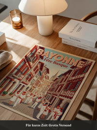 Bayonne Festmalerei retro