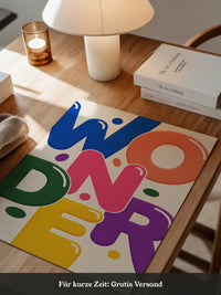 Bunte Buchstaben Wunder