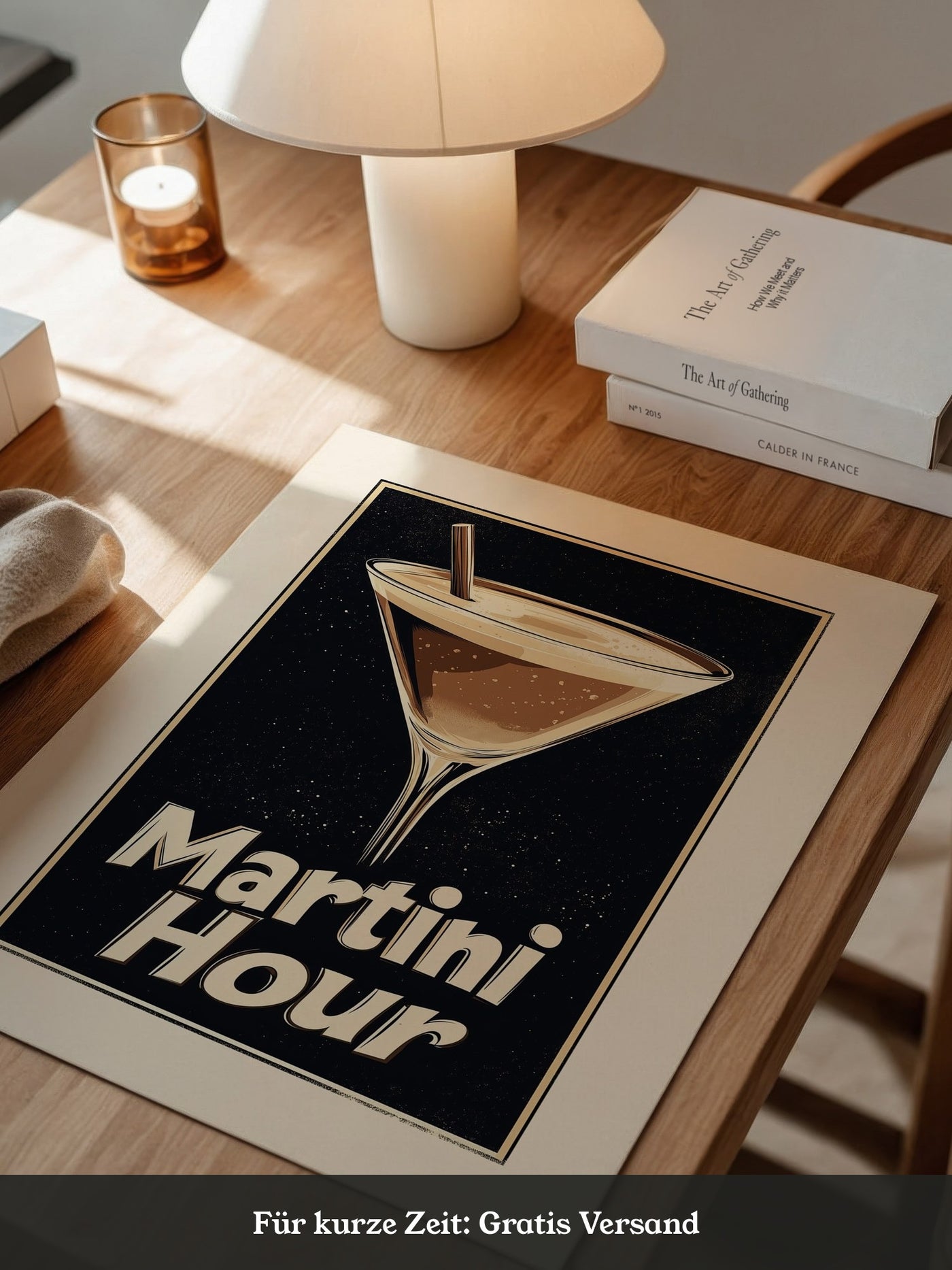 Martini Glas Retro-Stil
