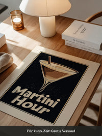 Martini Glas Retro-Stil