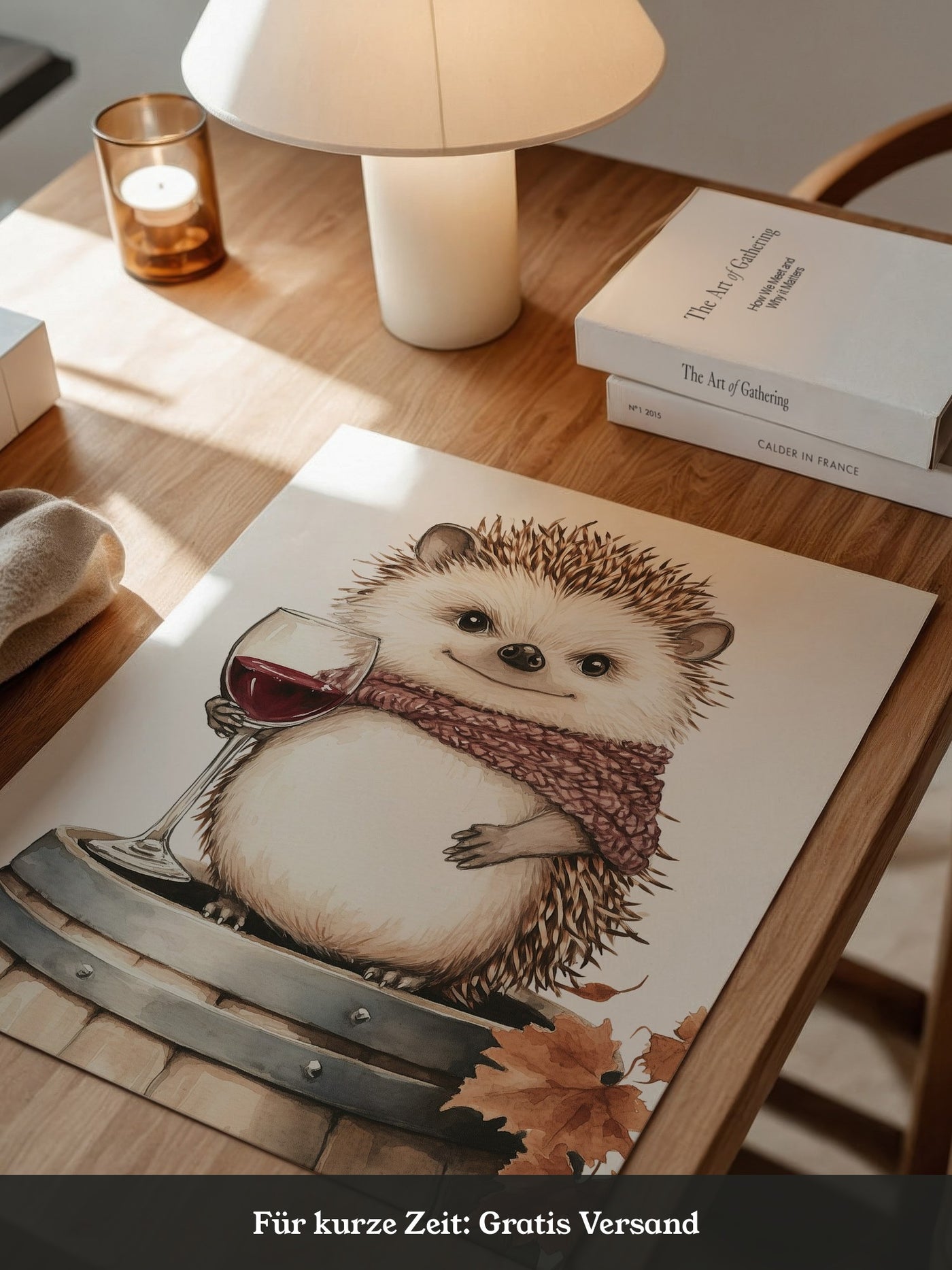 Igel Wein Herbststimmung