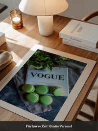 Macarons Vogue Grünstillleben