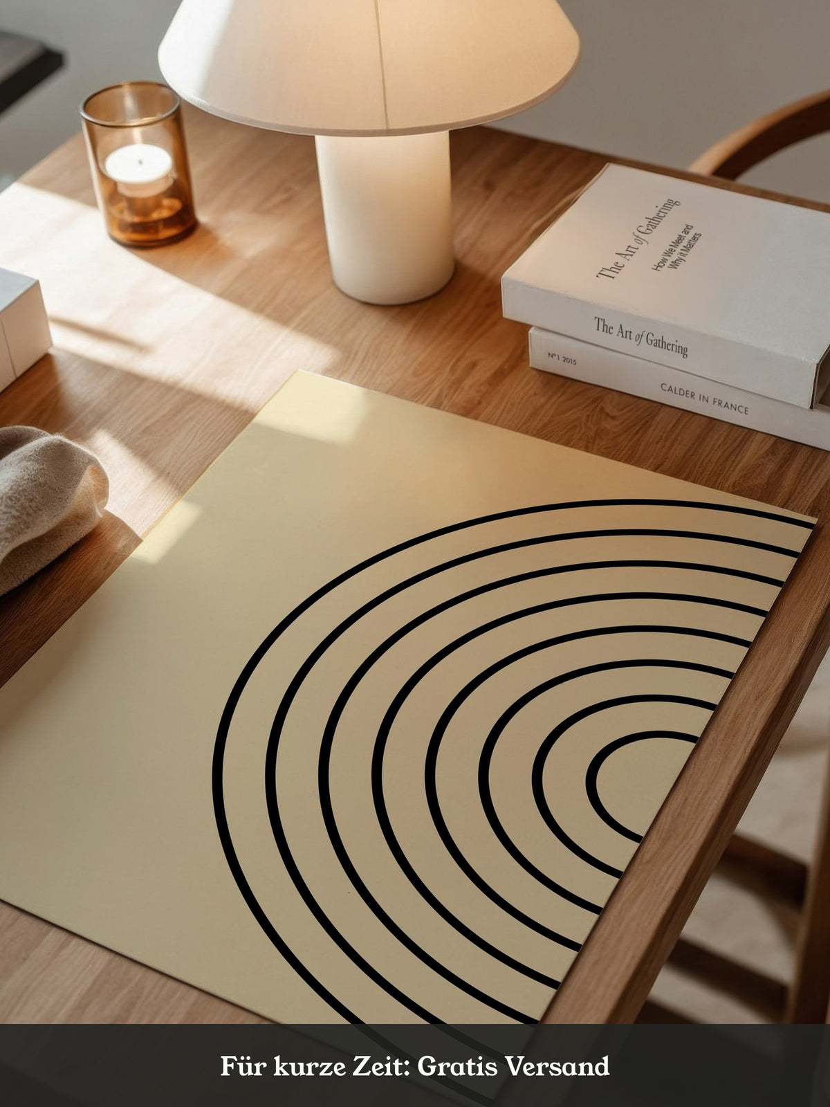 Kreise Minimalismus Beige