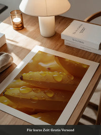 Bananen Makro goldgelb
