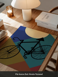 Fahrrad geometrisch bunt
