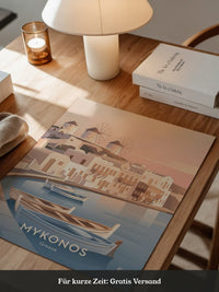 Mykonos Pastell Sonnenuntergang