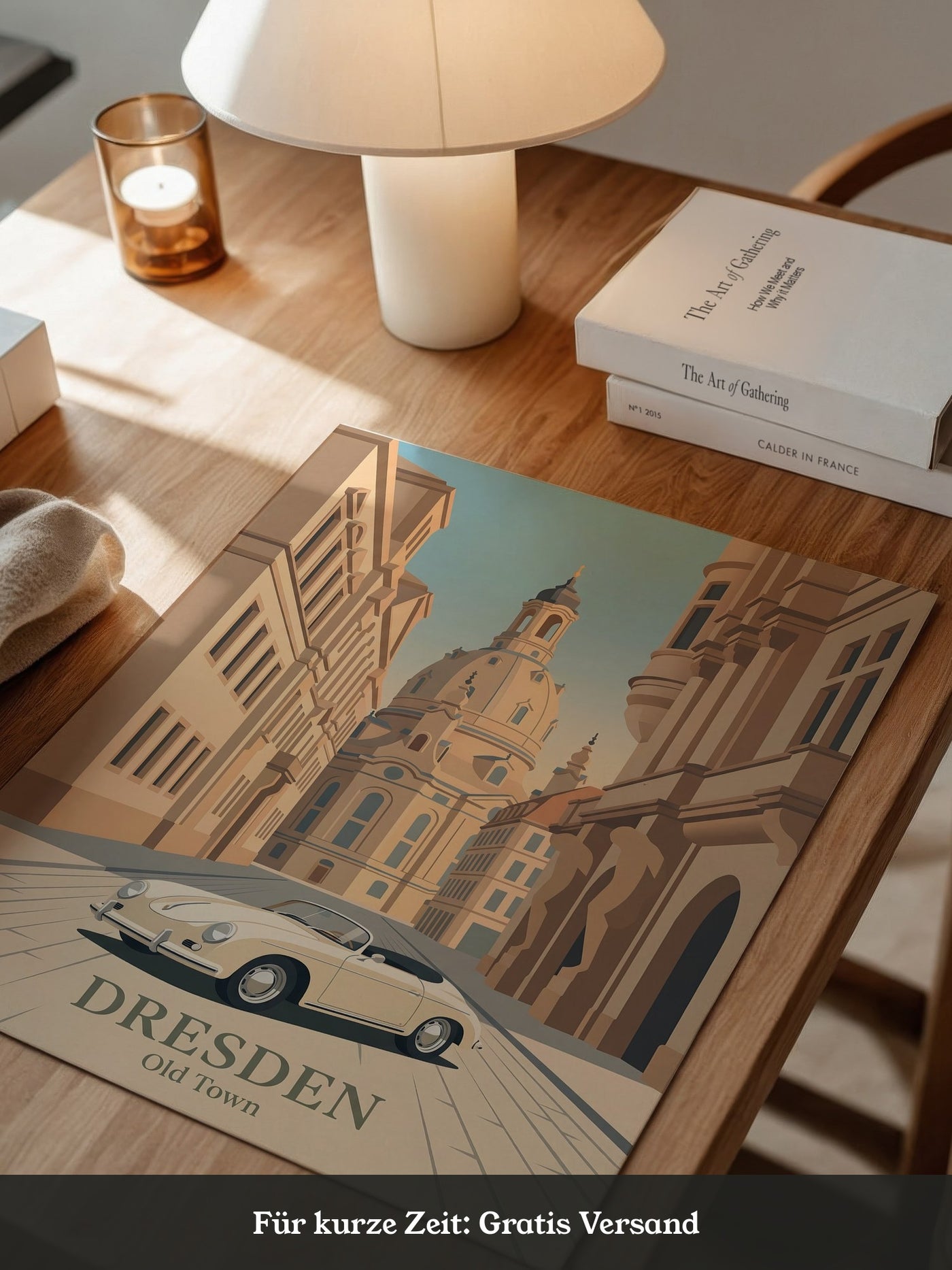 Dresden Altstadt Retroauto