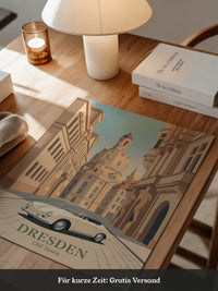 Dresden Altstadt Retroauto