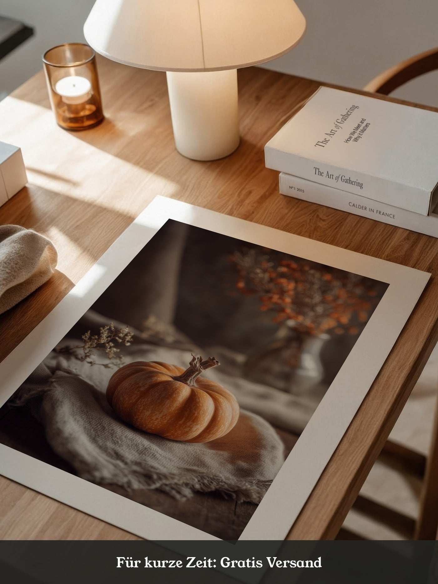 Kürbis Herbst Vintage Stillleben