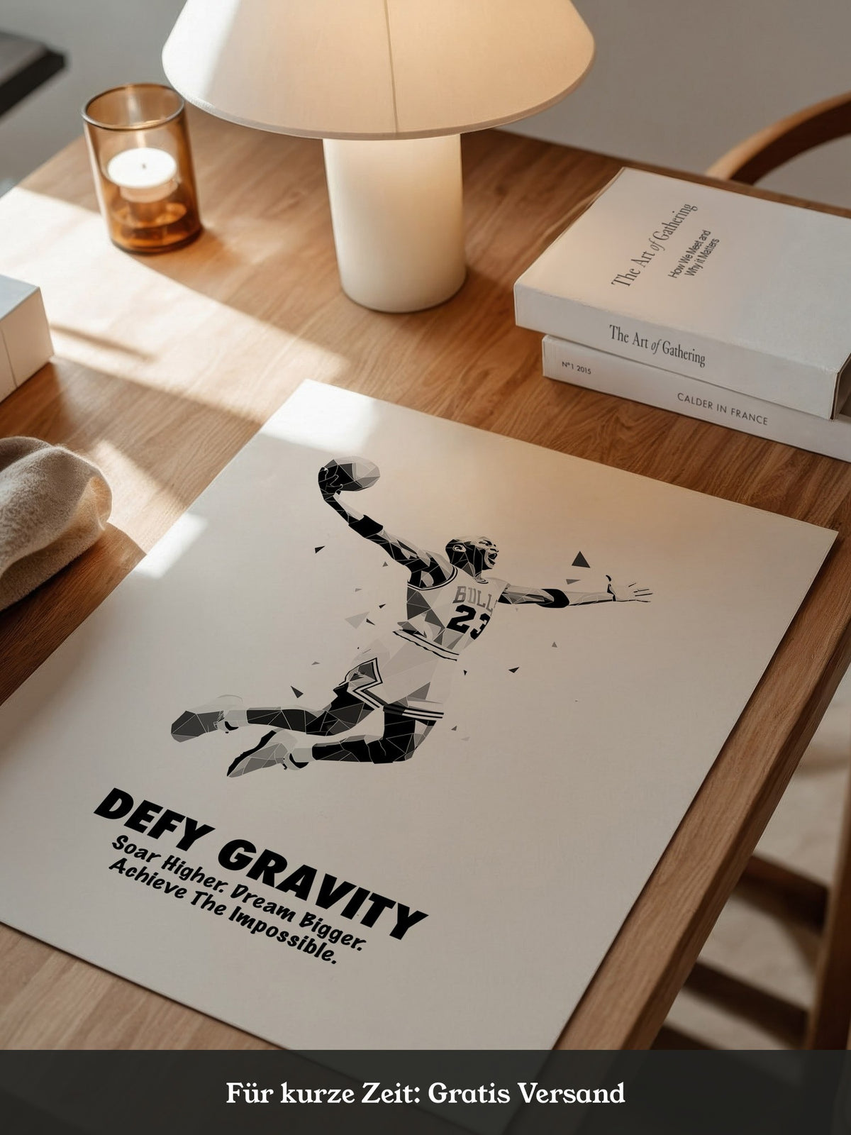Basketballspieler Geometrisch S/W