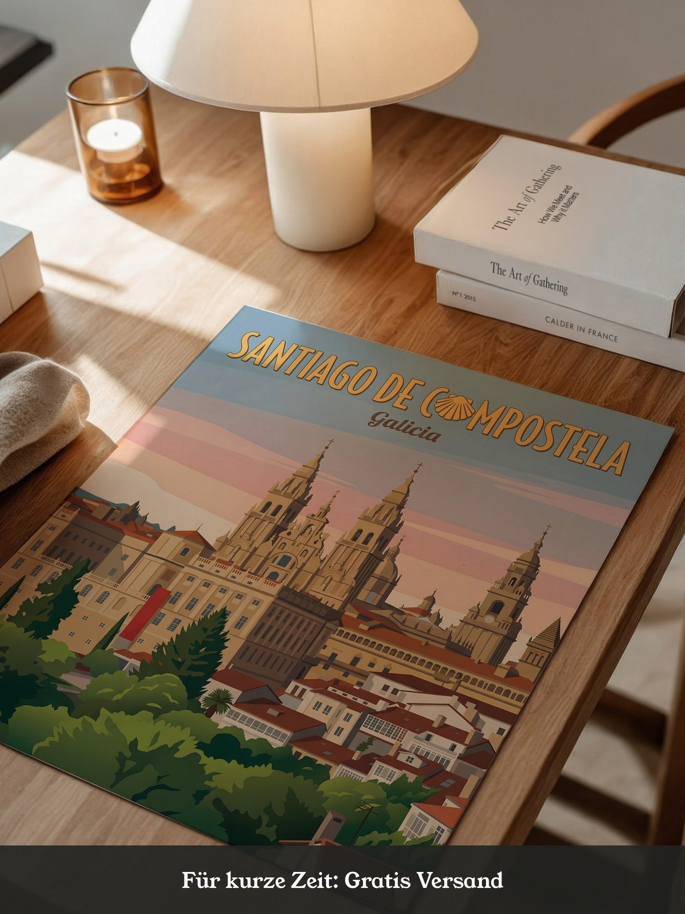 Santiago Kathedrale Pastellfarben
