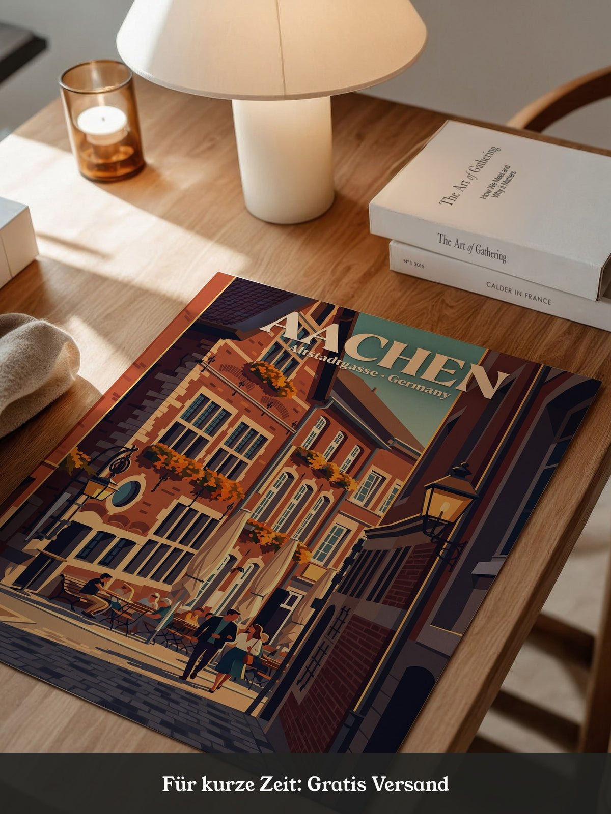 Aachener Altstadt Gasse Retro