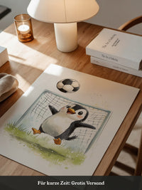 Pinguin Fußball Freude