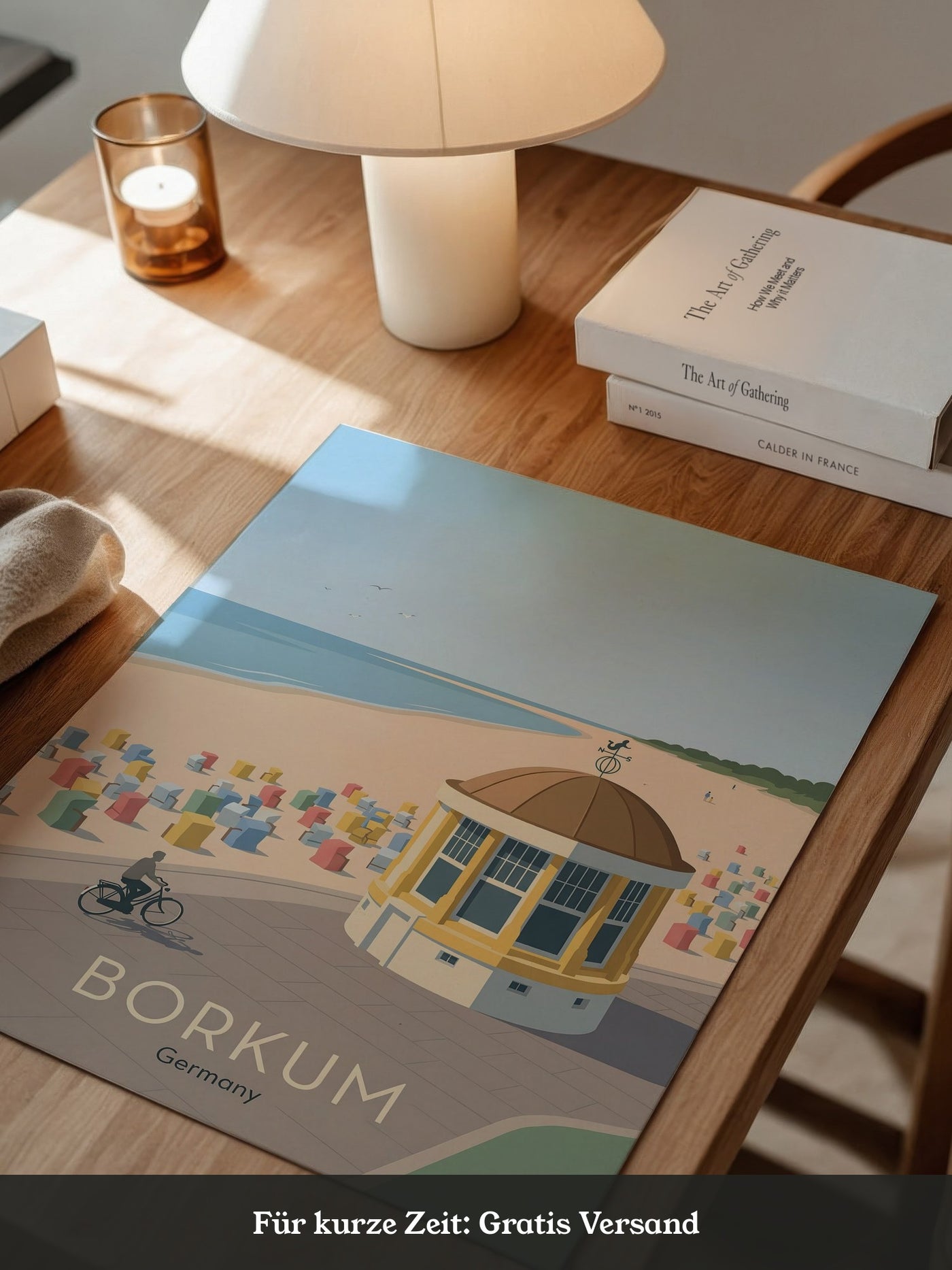 Borkum Strandpastell Szene