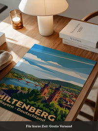 Miltenberg Kunstdruck Bayern