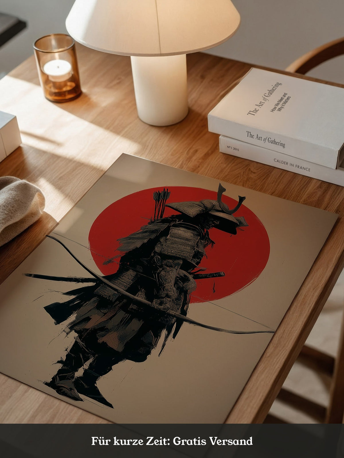 Samurai Rüstung Rot Japanisch