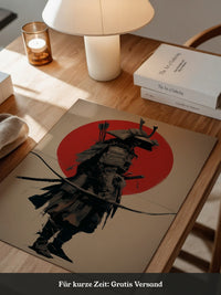 Samurai Rüstung Rot Japanisch