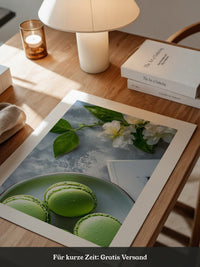 Macarons Grün Blütenensemble