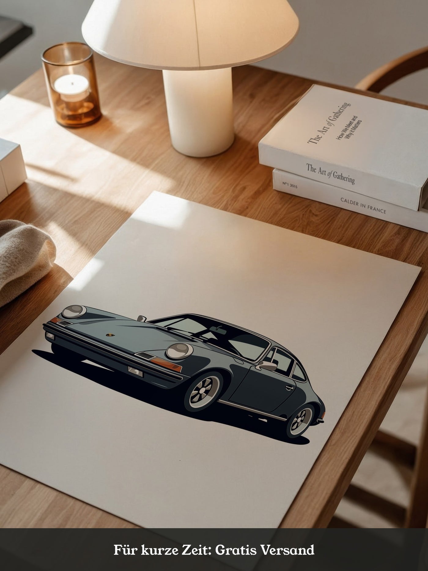 Porsche Retro Illustration