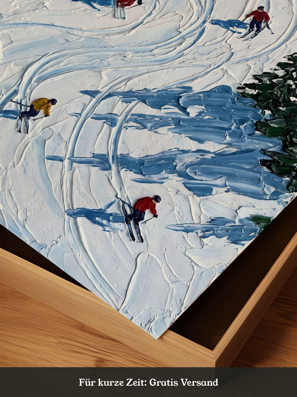Skifahrer Winterperspektive
