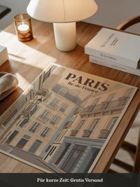 Pariser Gasse im Vintage Stil