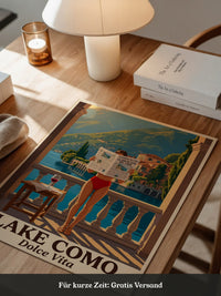 Lake Como Zeitung Sonnenbalkon