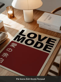 LOVE MODE Minimalistisch Retro